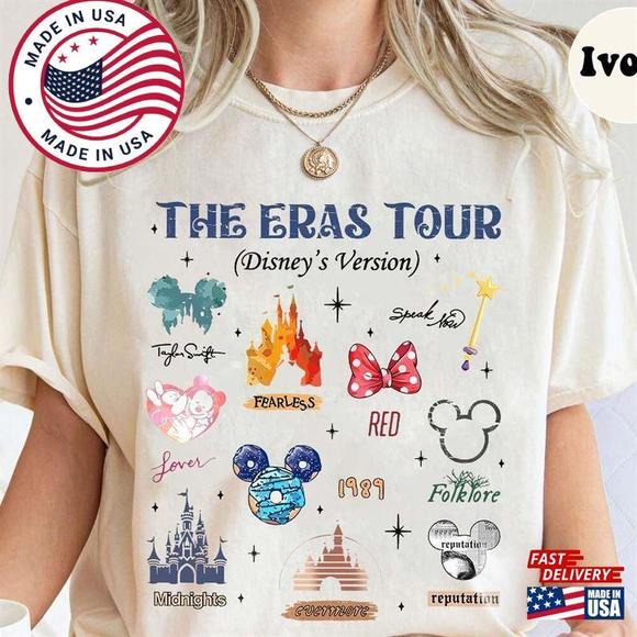 Other - Disney The Eras Tour Shirt Mickey Era Retro Disneyland Castle Tee
